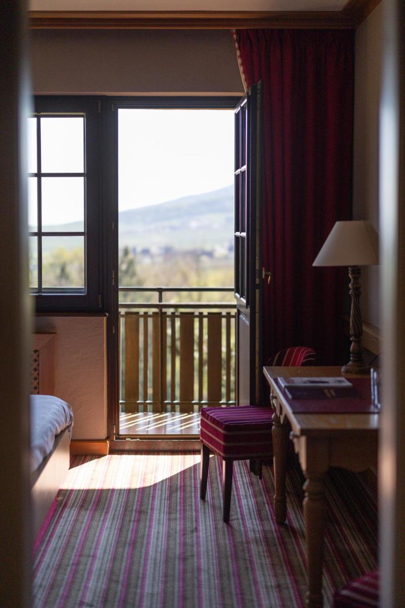 Vue générale sur la montagne ou vue sur la montagne depuis l'hôtel