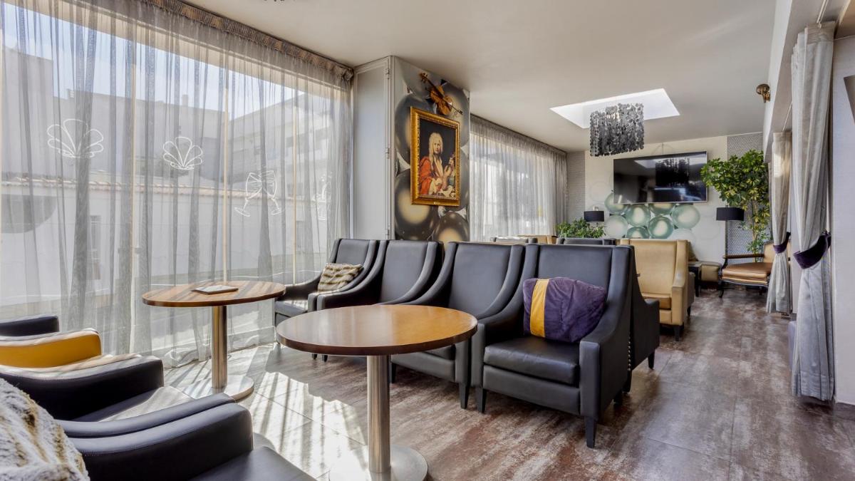 Uma área de estar em Hotel do Cerro