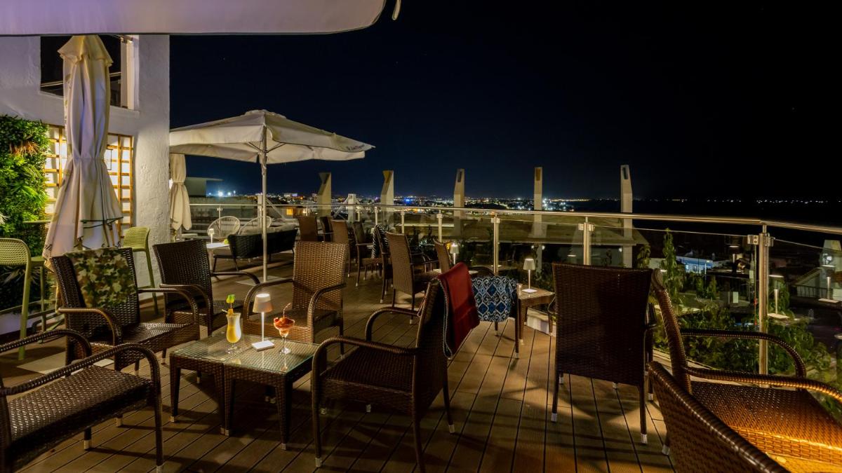 Uma varanda ou terraço em Hotel do Cerro