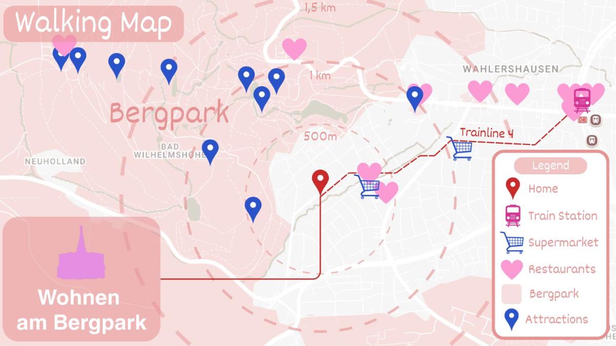 Wohnung am Bergpark Wilhelmshöhe - Housity
