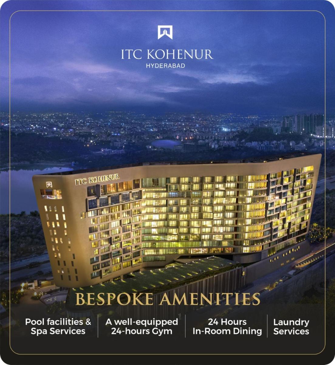 a picture of a hotel with the words rescue amitals at ITC Kohenur, a Luxury Collection Hotel, Hyderabad in Hyderabad