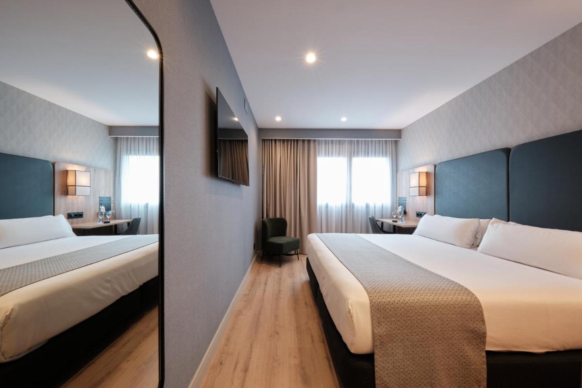 Cama o camas de una habitación en Catalonia La Maquinista