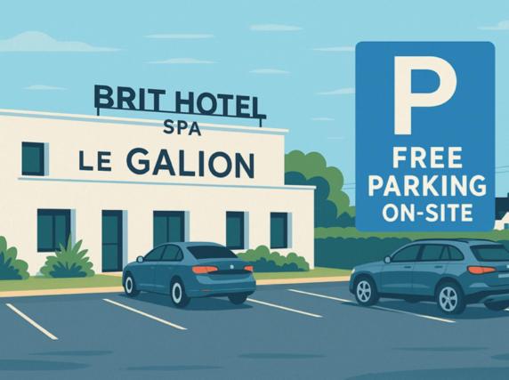 Certificat, récompense, panneau ou autre document affiché dans l'établissement Brit Hotel Le Galion & Spa
