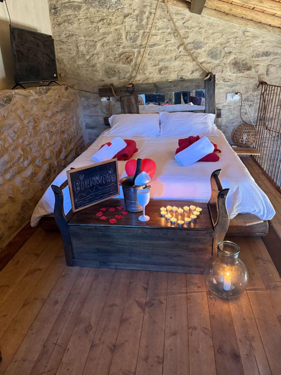 Cama o camas de una habitación en Orgullo Rural