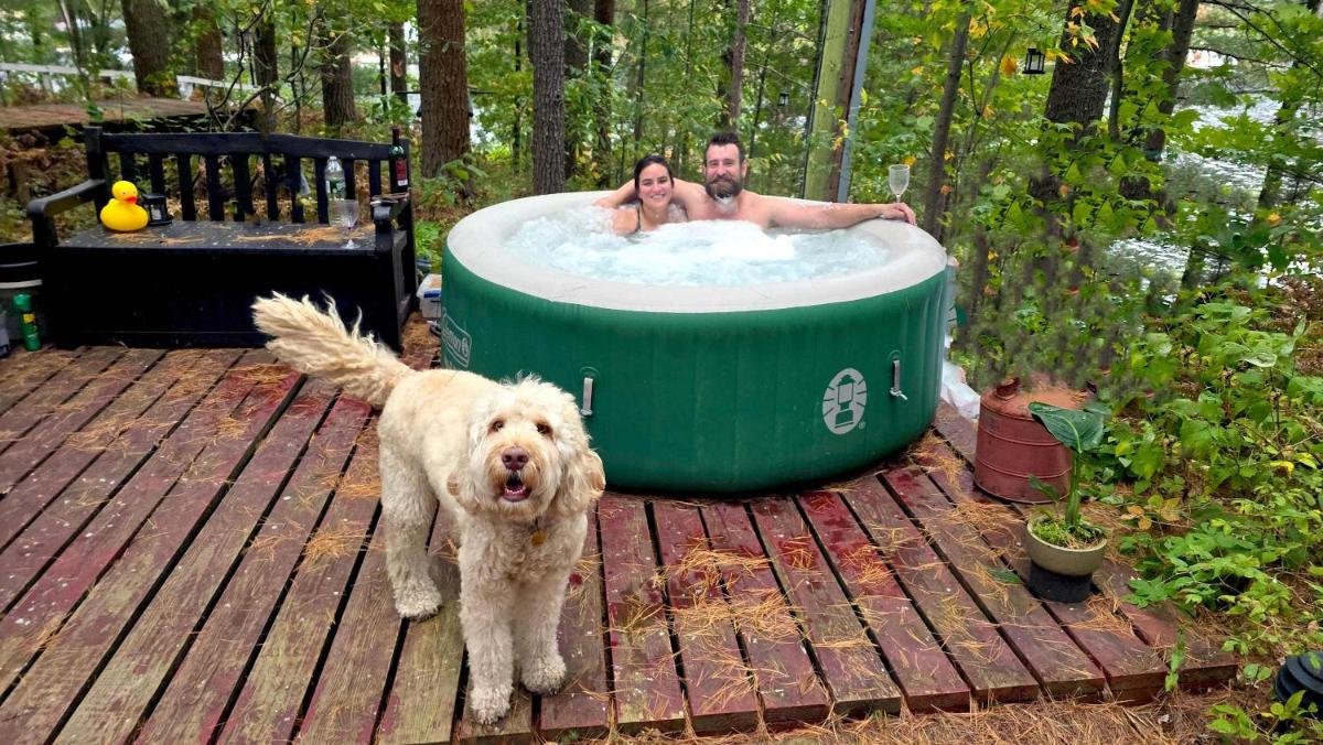 Stabbin Cabin #2 on Grant Island - Hot Tub, Boat, Pet Friendly - Housity