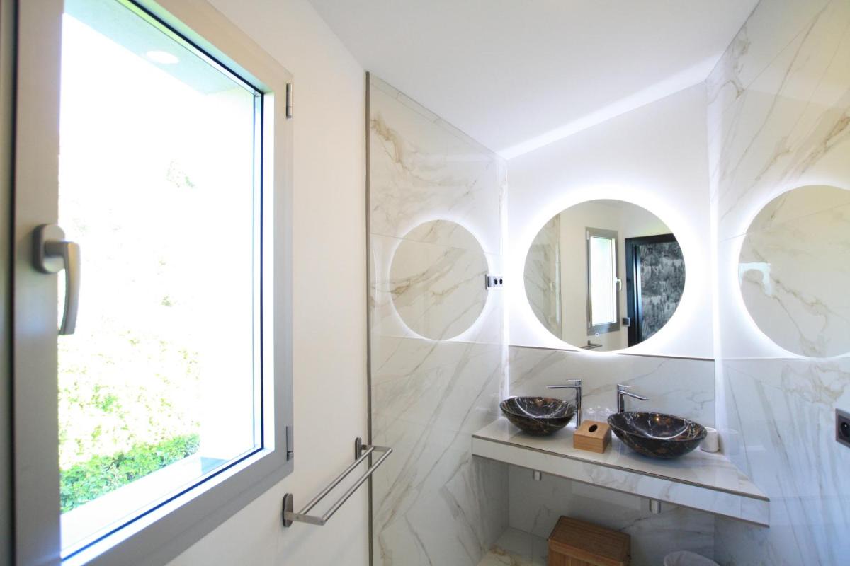 Salle de bains dans l'établissement Hotel Minera