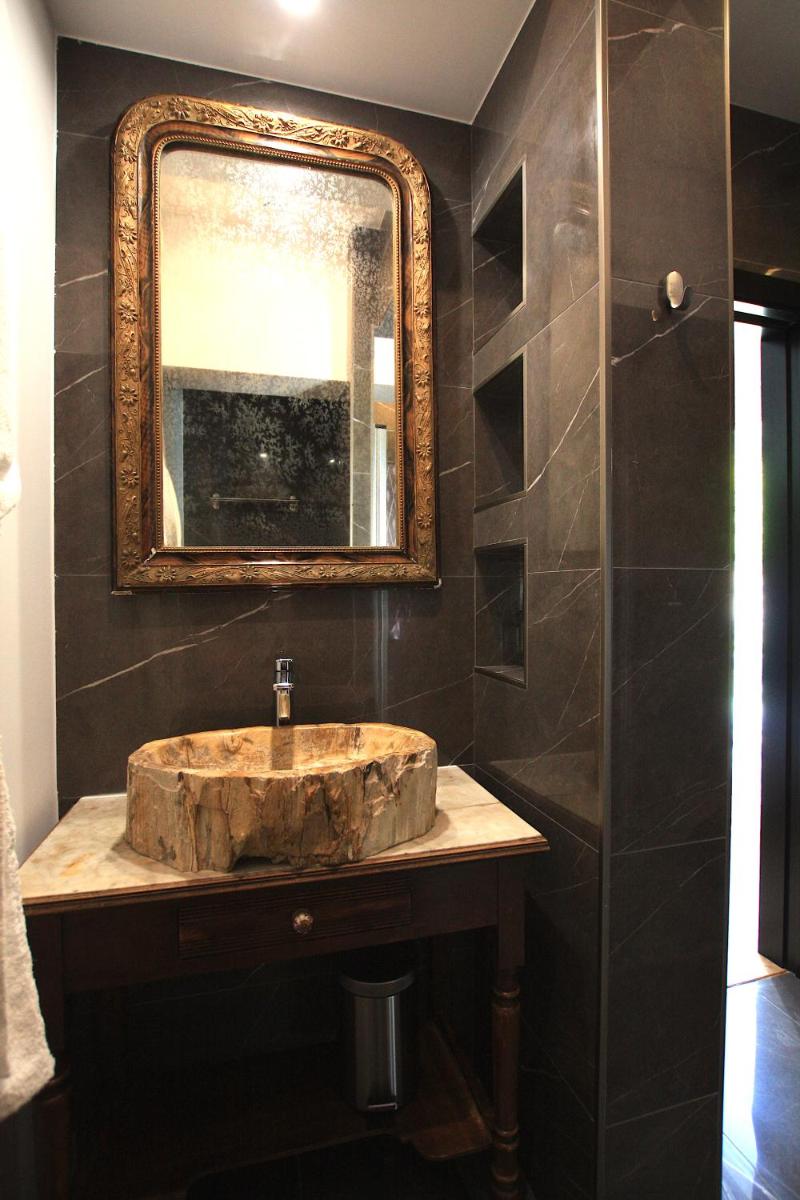 Salle de bains dans l'établissement Hotel Minera