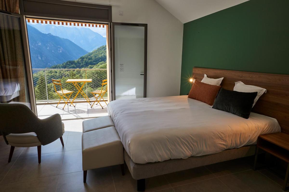 Vue générale sur la montagne ou vue sur la montagne depuis l'appart'hôtel