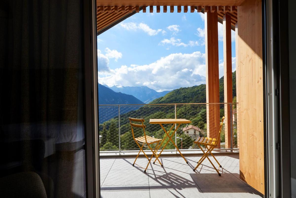 Vue générale sur la montagne ou vue sur la montagne depuis l'appart'hôtel