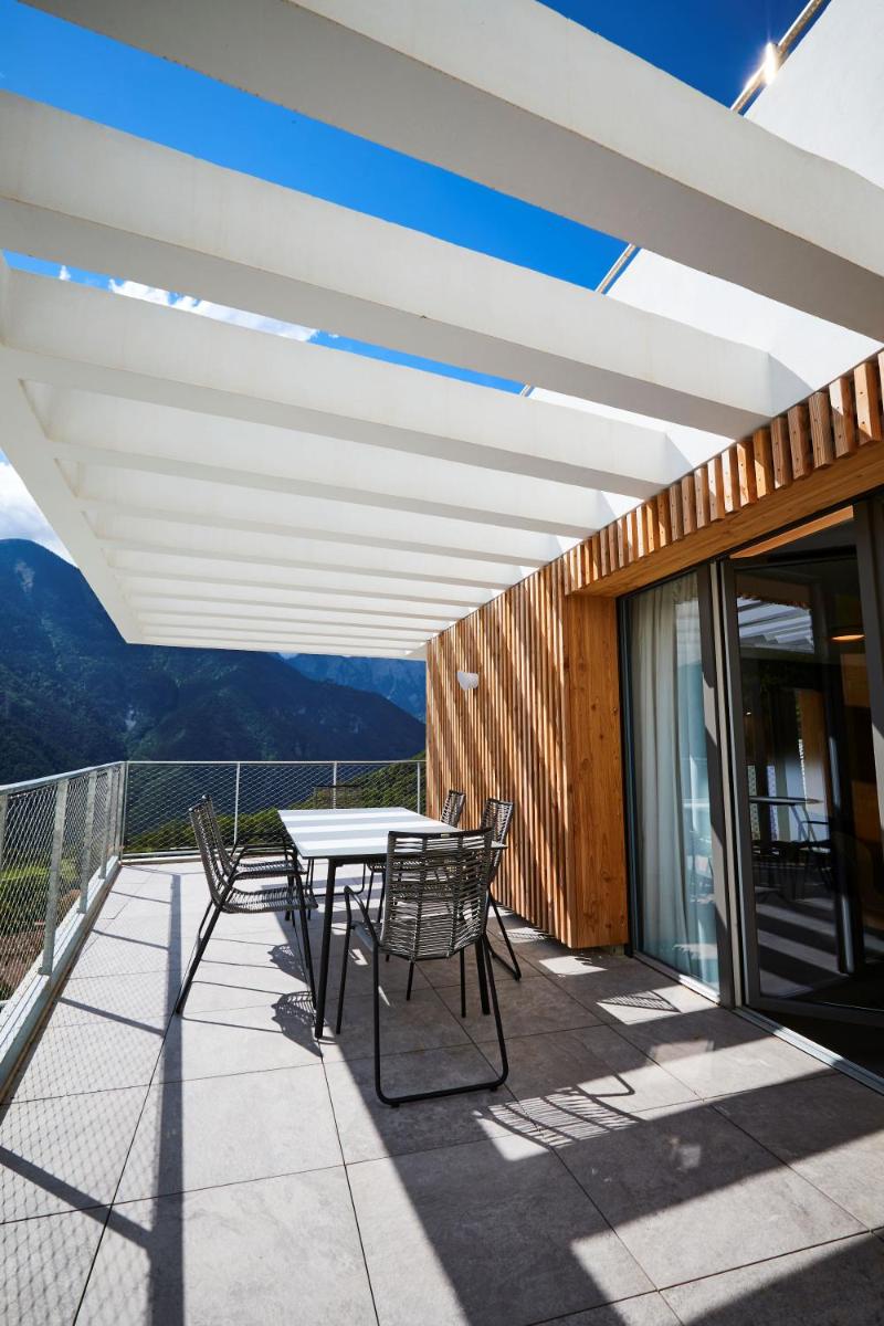 Vue générale sur la montagne ou vue sur la montagne depuis l'appart'hôtel