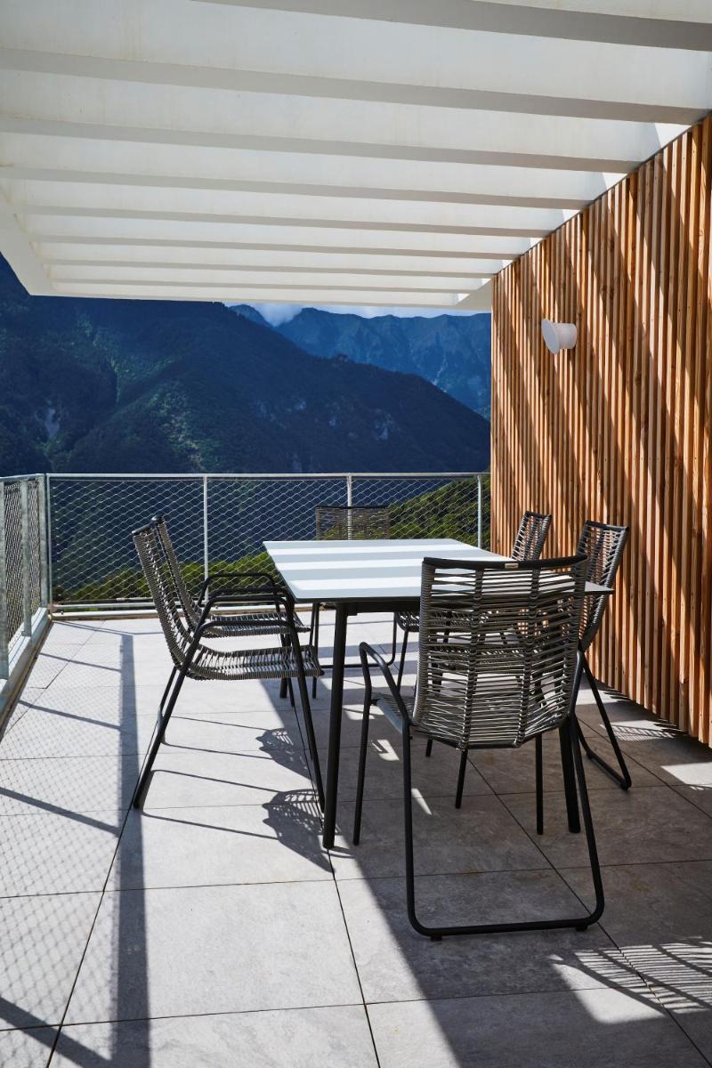 Vue générale sur la montagne ou vue sur la montagne depuis l'appart'hôtel