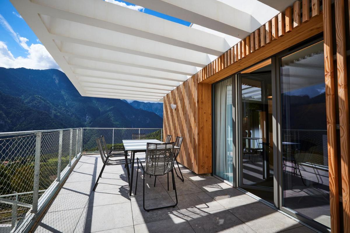 Vue générale sur la montagne ou vue sur la montagne depuis l'appart'hôtel