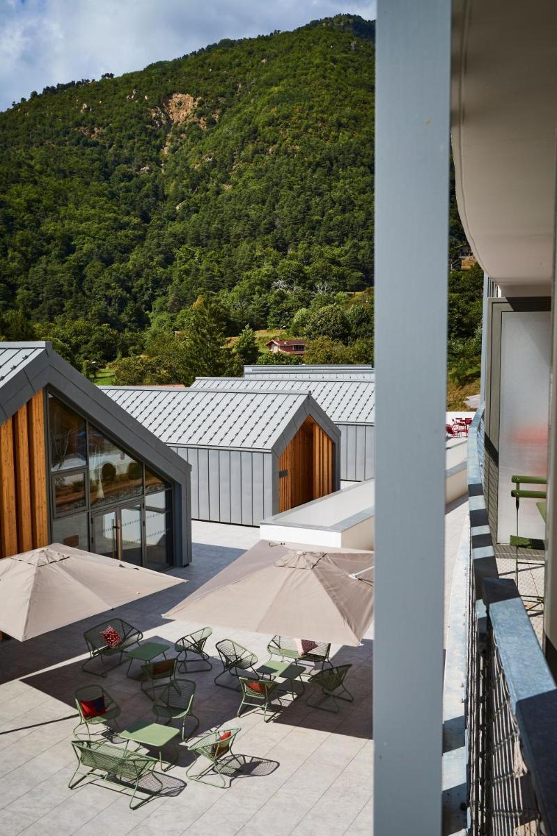 Vue générale sur la montagne ou vue sur la montagne depuis l'appart'hôtel