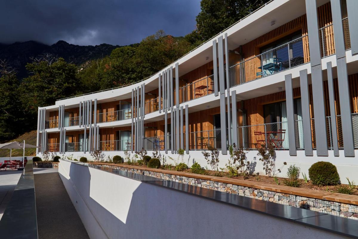 Vue générale sur la montagne ou vue sur la montagne depuis l'appart'hôtel