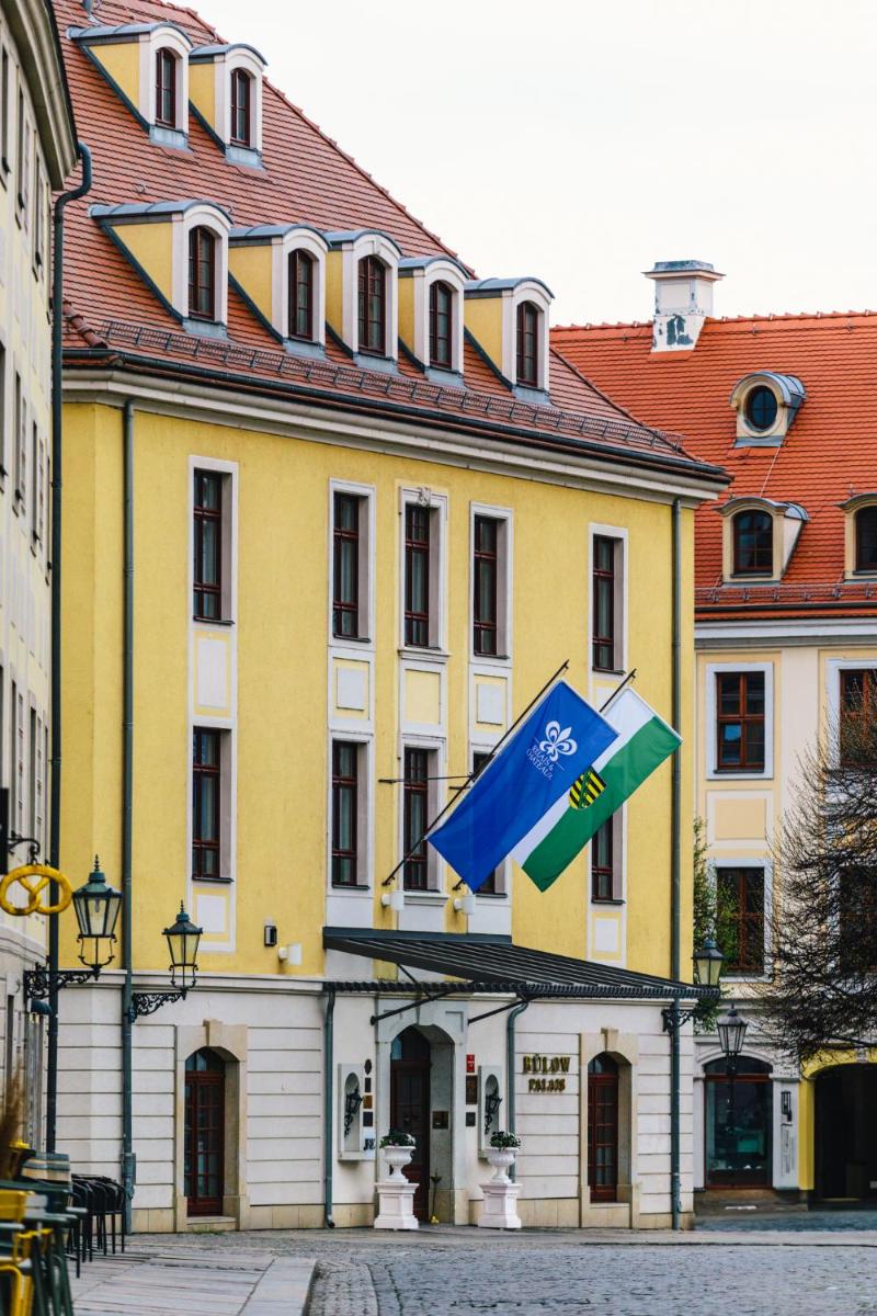 Das Gebäude in dem sich das Hotel befindet