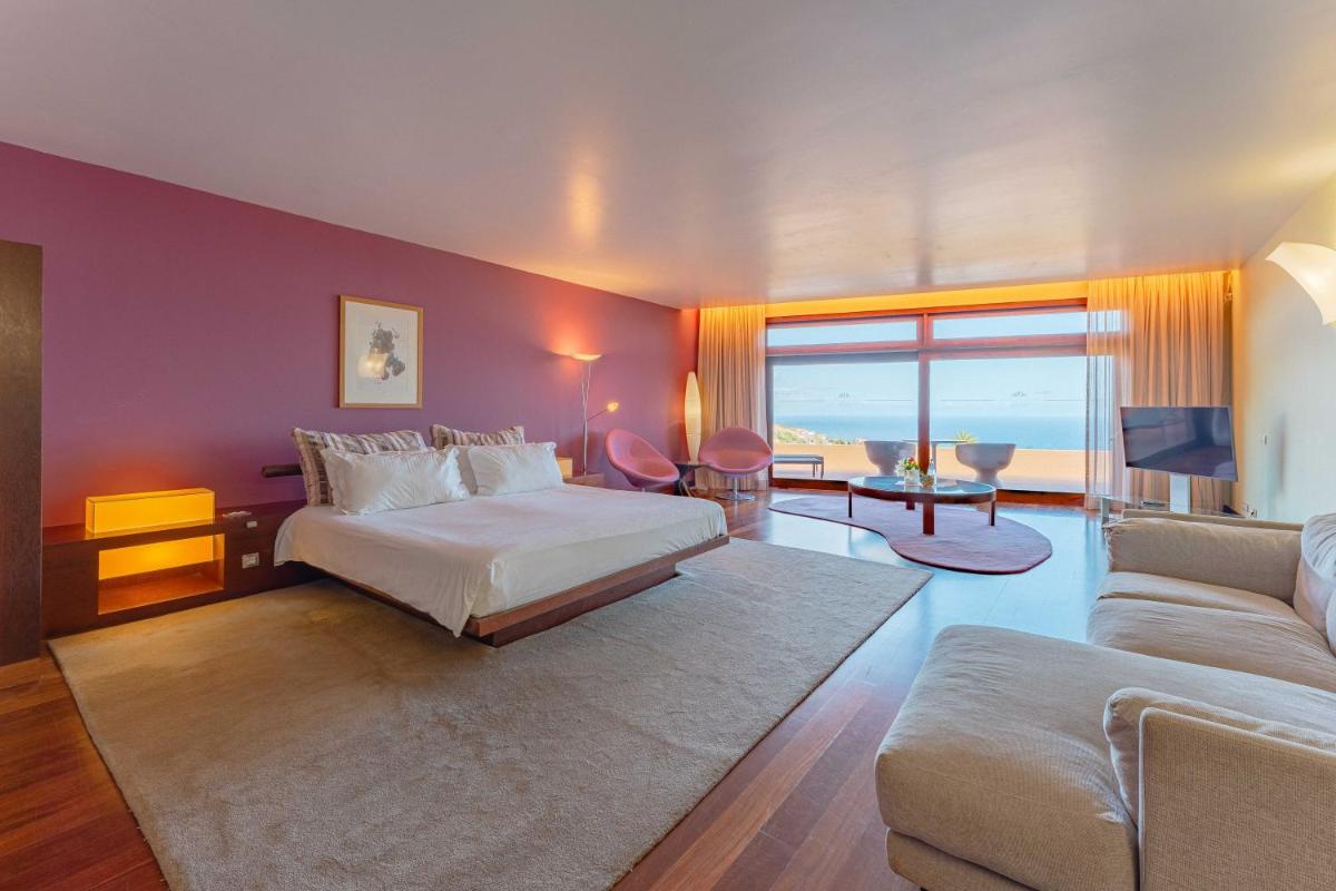 Uma cama ou camas num quarto em Quinta Splendida Wellness & Botanical Garden
