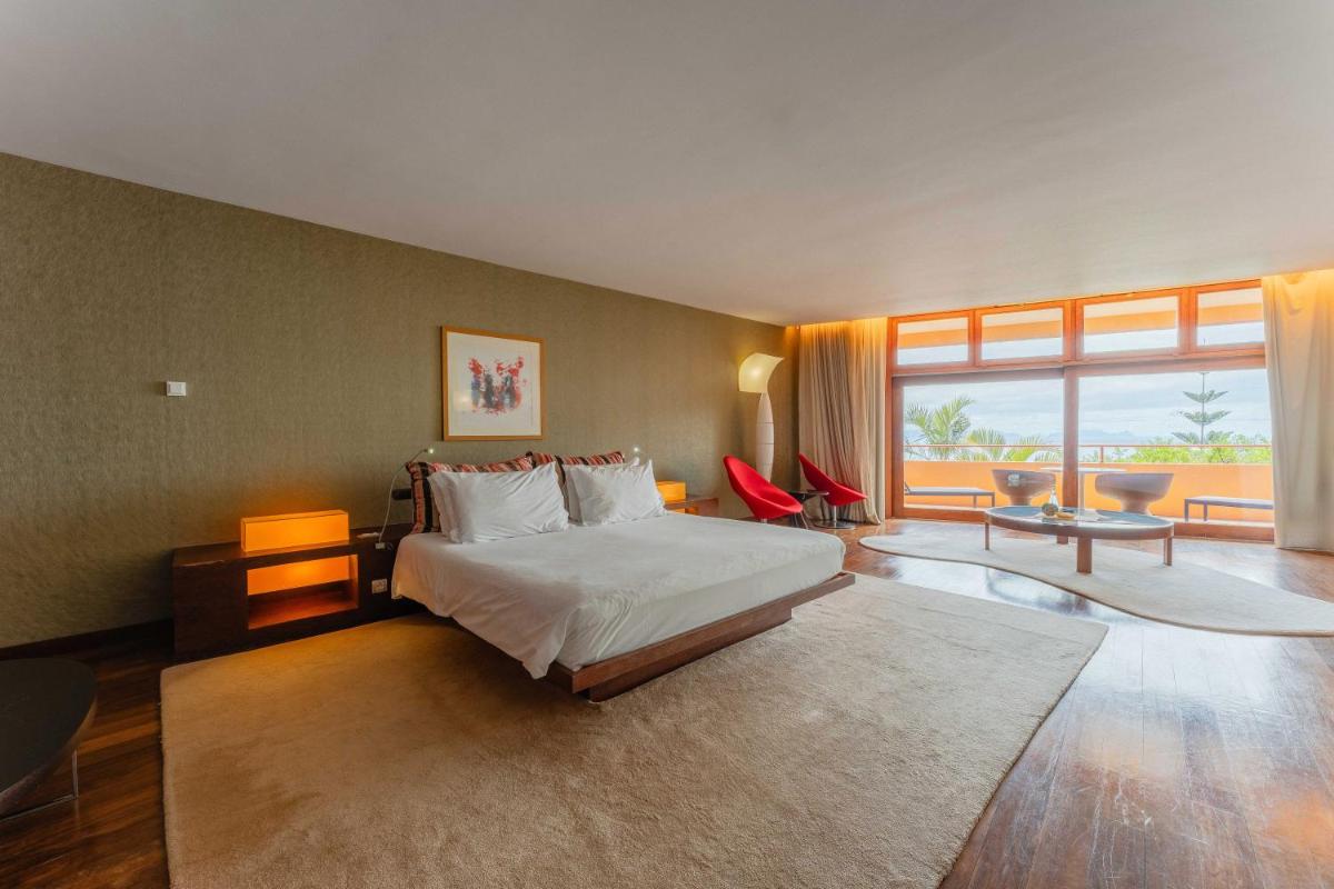Uma cama ou camas num quarto em Quinta Splendida Wellness & Botanical Garden