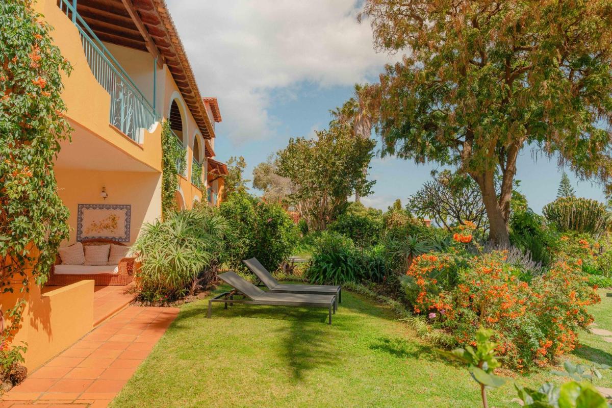Um jardim no exterior de Quinta Splendida Wellness & Botanical Garden
