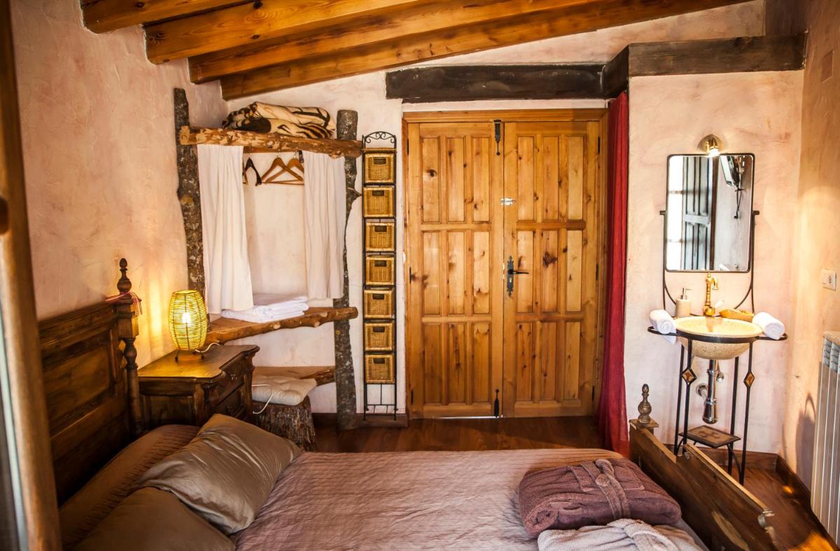 Cama o camas de una habitación en Orgullo Rural