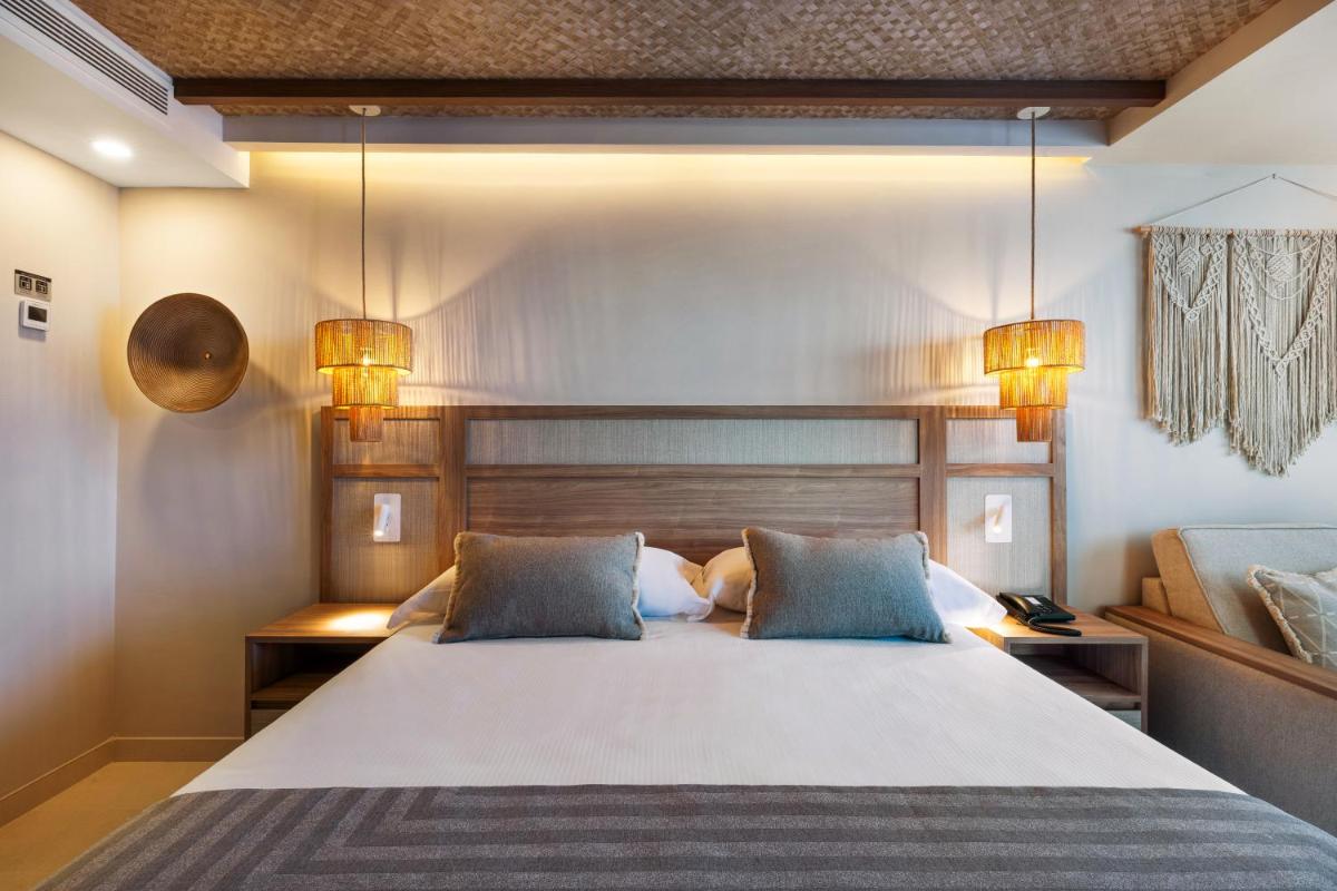 Cama o camas de una habitación en Hotel Riu Palace La Mola