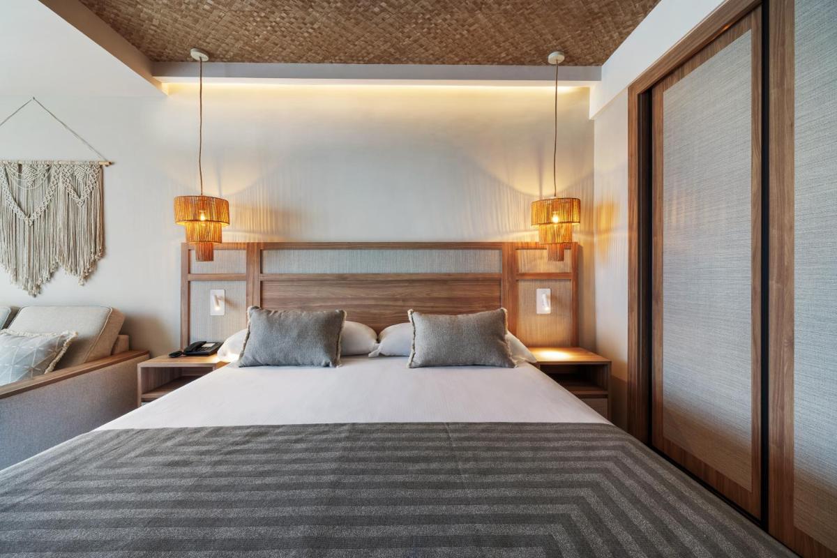 Cama o camas de una habitación en Hotel Riu Palace La Mola
