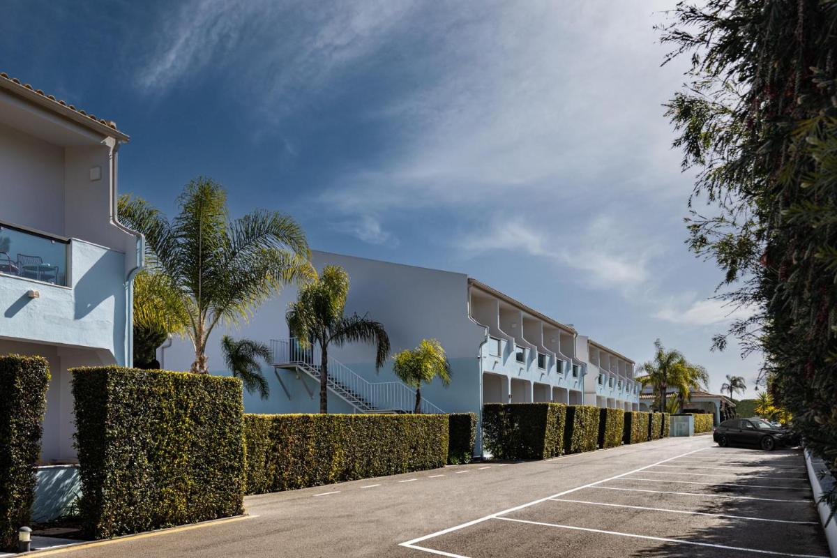 O edifício onde o hotel está situado