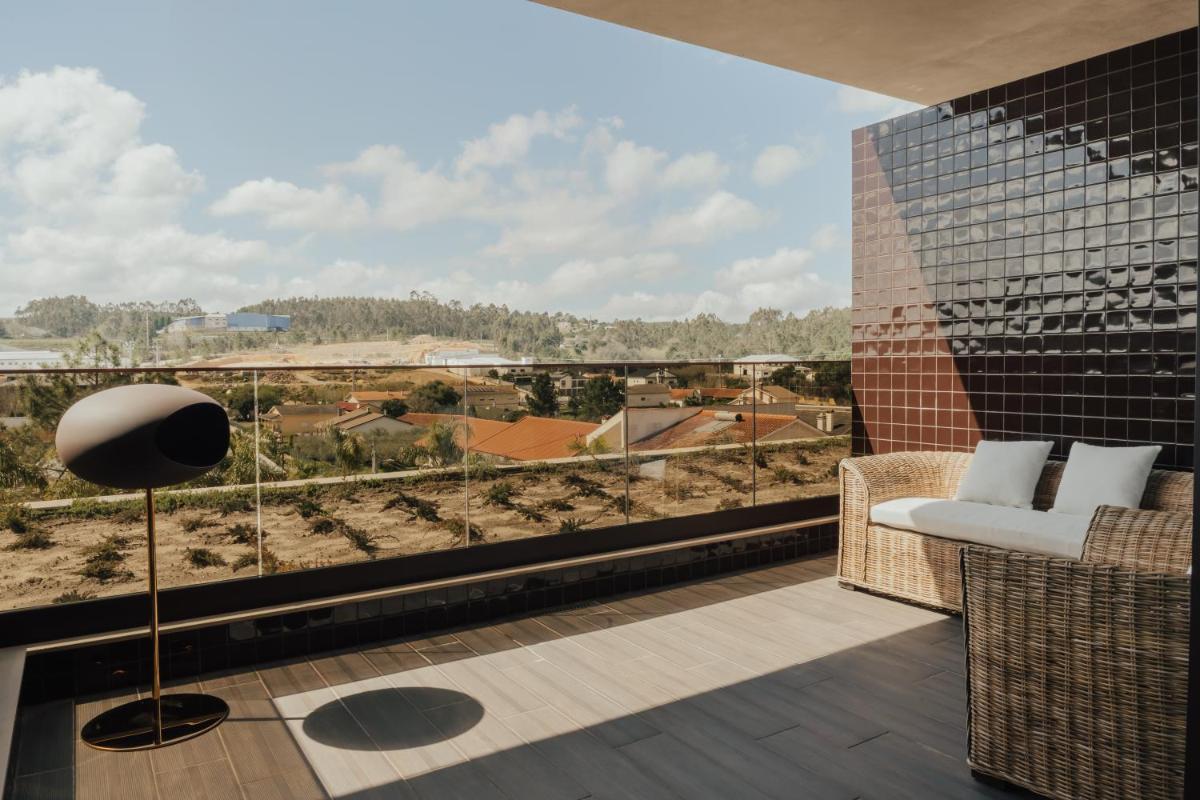 Uma varanda ou terraço em Hotel Leiriartem by Grupo Quinta dos Lagos