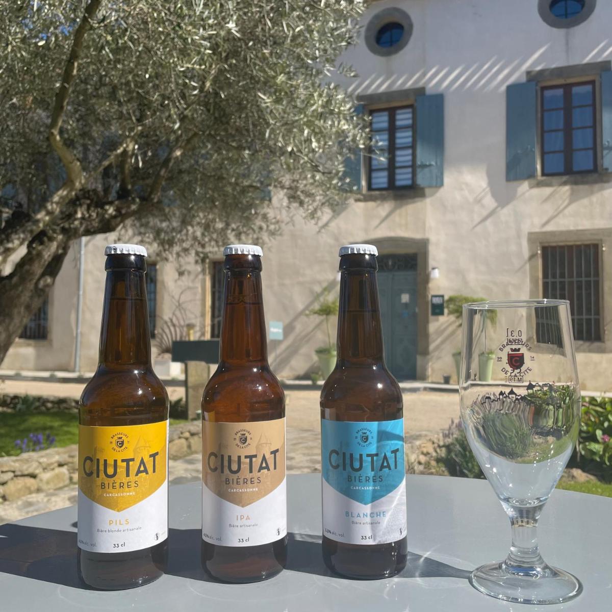 Boissons dans l'établissement Logis Hôtel Château De Palaja