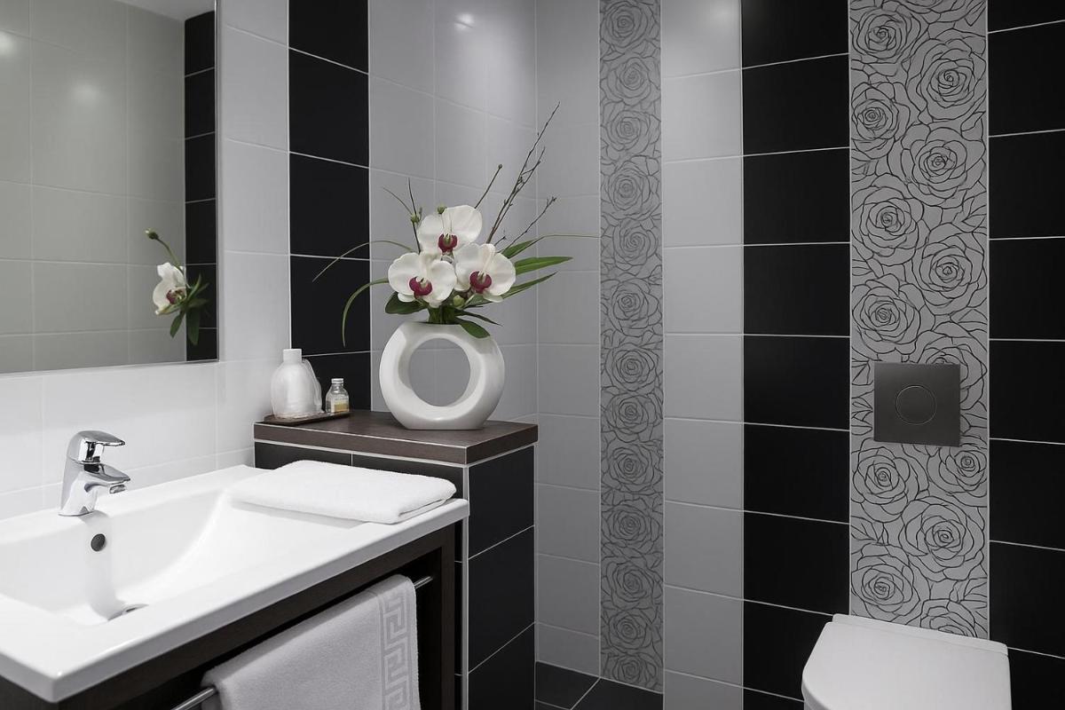 Salle de bains dans l'établissement Hotel & Spa Gil de France Cap d'Agde