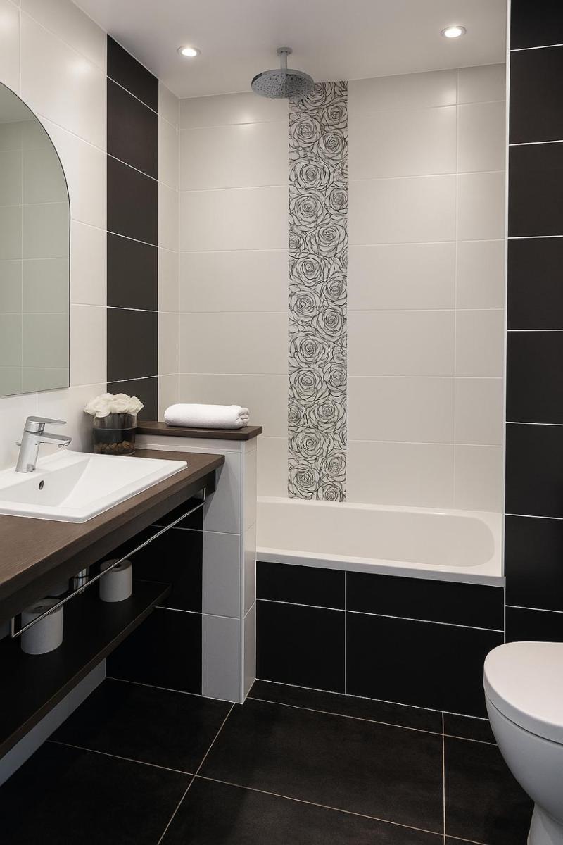 Salle de bains dans l'établissement Hotel & Spa Gil de France Cap d'Agde