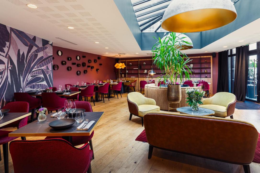 Coin salon dans l'établissement Edgar Hôtel & Spa - Table Gastronomique