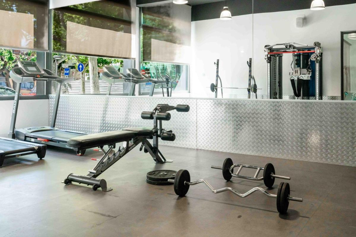 Gimnasio o instalaciones de fitness de Hotel Planas