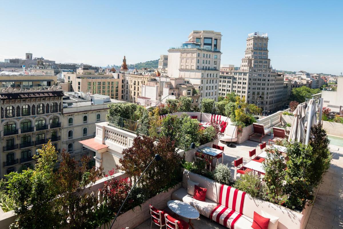 Vista general de Barcelona o vista desde el hotel