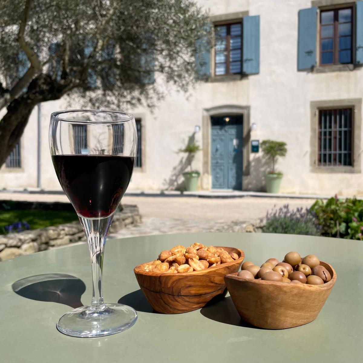 Boissons dans l'établissement Logis Hôtel Château De Palaja