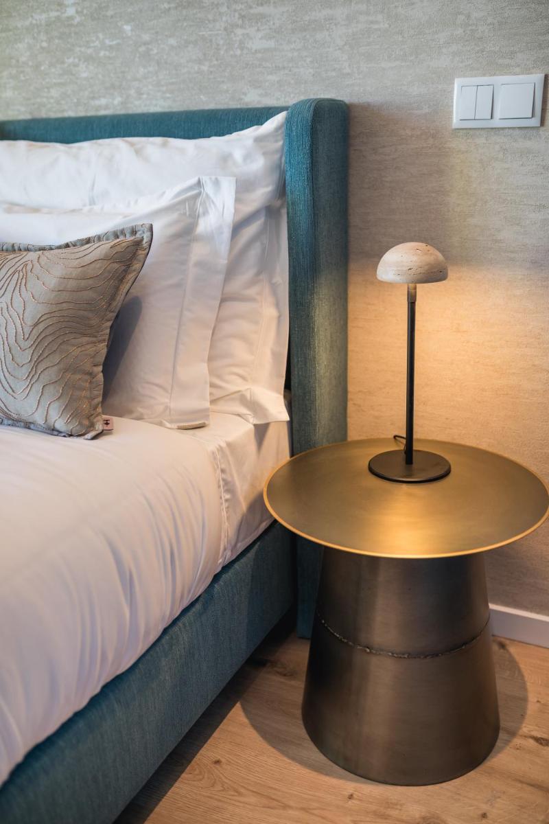 Uma cama ou camas num quarto em Haven Nature Hotel & Villas