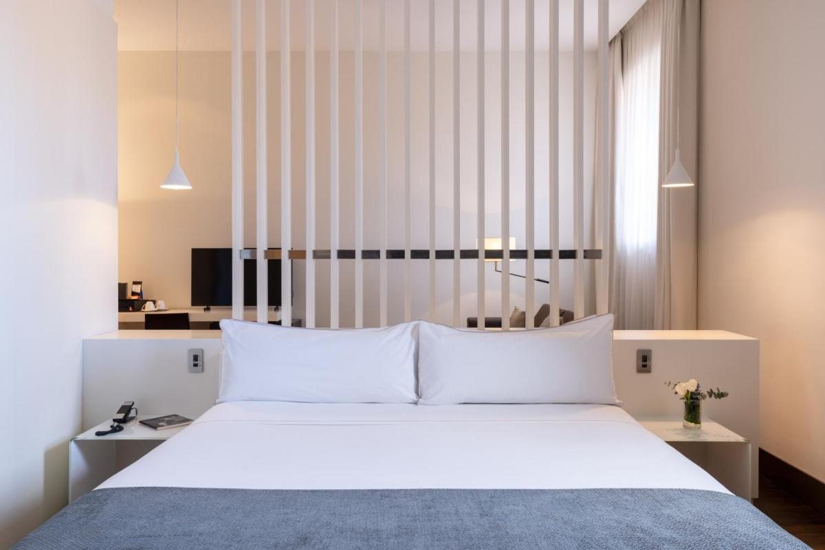 Cama o camas de una habitación en Parador de Alcalá de Henares