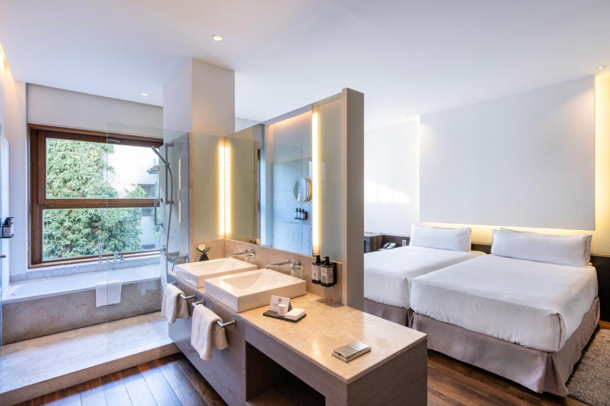 Cama o camas de una habitación en Parador de Alcalá de Henares