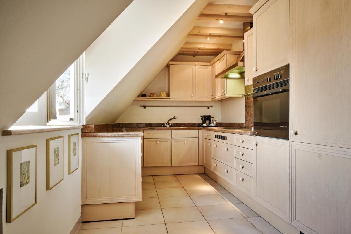 Cuisine ou kitchenette dans l'établissement Hotel & Spa A la cour d'Alsace by HappyCulture
