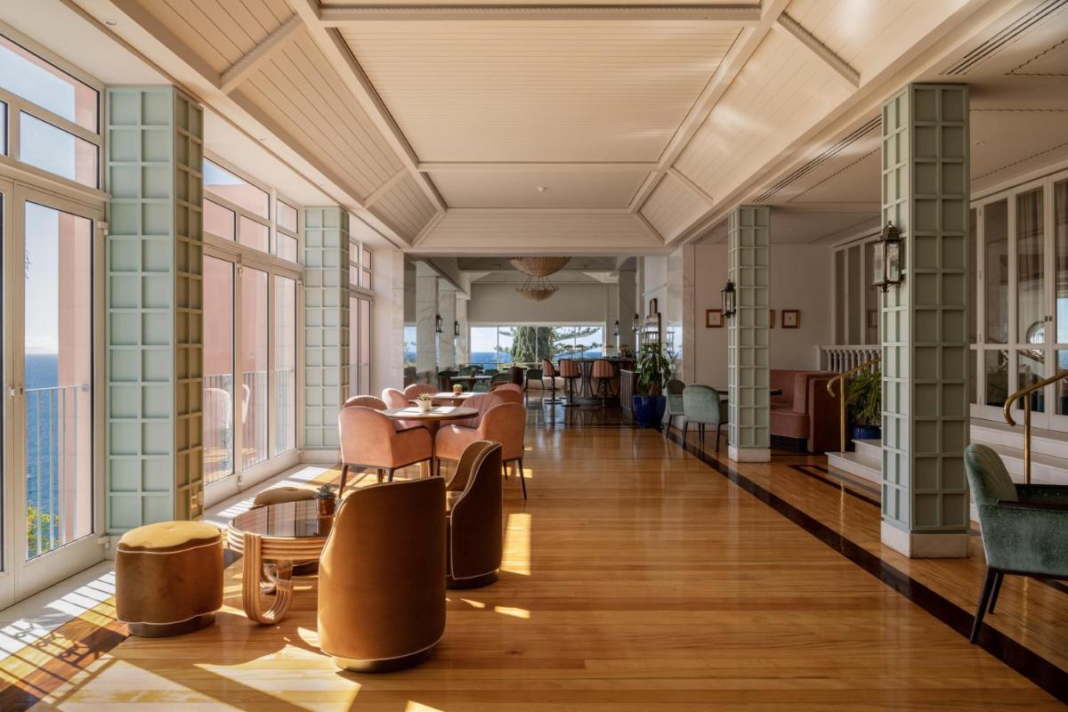 Uma área de estar em Reid's Palace, A Belmond Hotel, Madeira