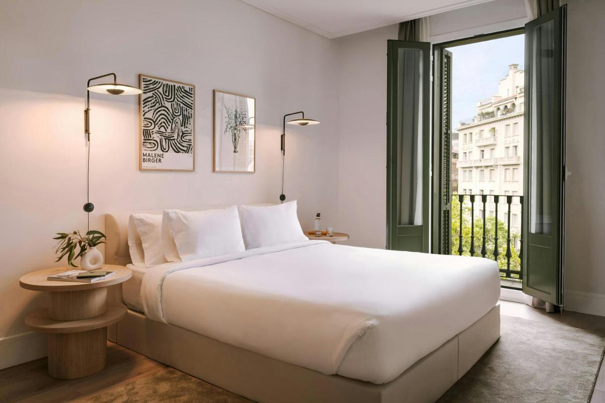 Cama o camas de una habitación en Paseo de Gracia Hotel, Sonder by Marriott Bonvoy
