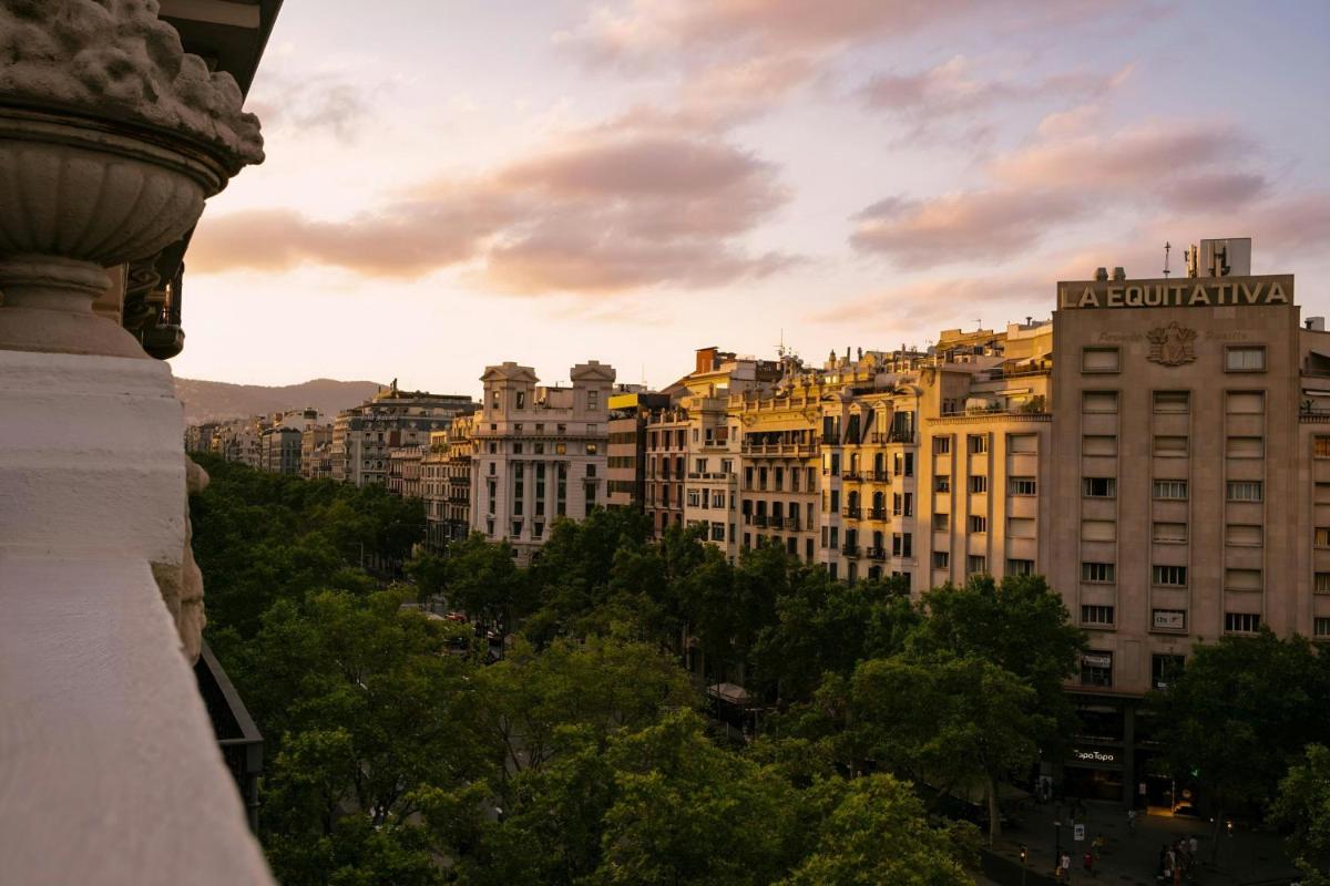 Vista general de Barcelona o vista desde el hotel