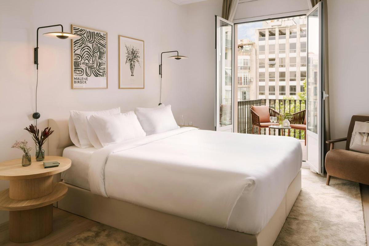 Cama o camas de una habitación en Paseo de Gracia Hotel, Sonder by Marriott Bonvoy