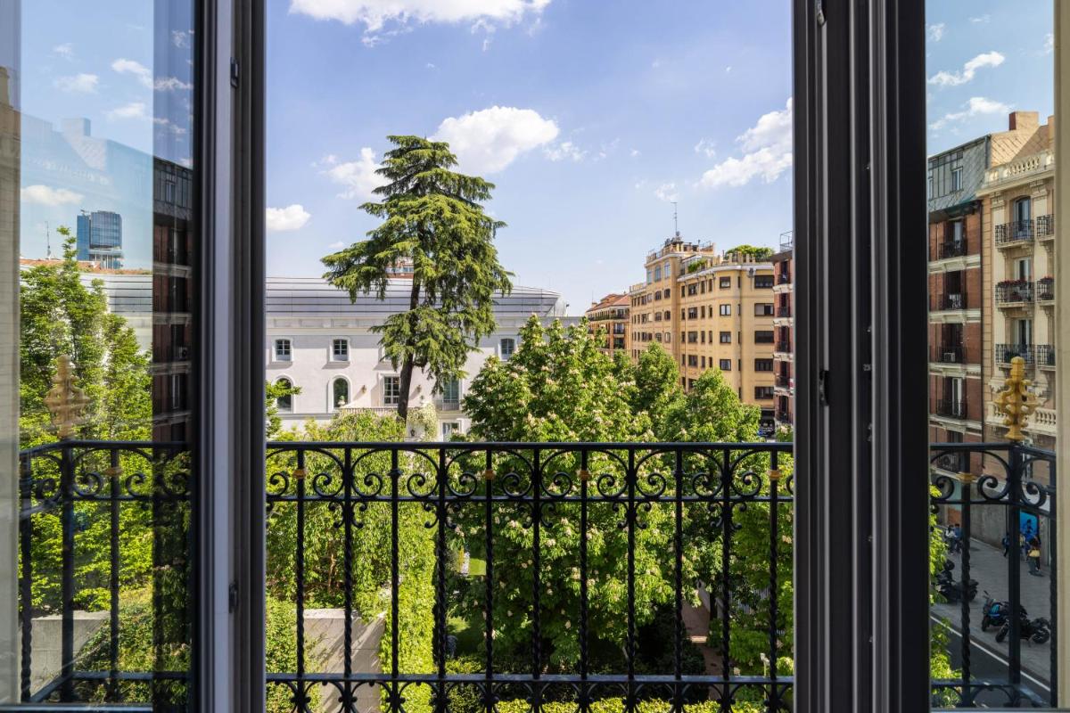 Vista general de Madrid o vista desde el hotel