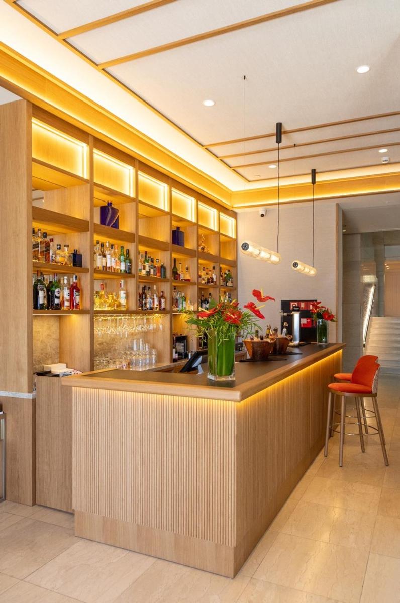 Una cocina o zona de cocina en Hotel Miramar Barcelona GL