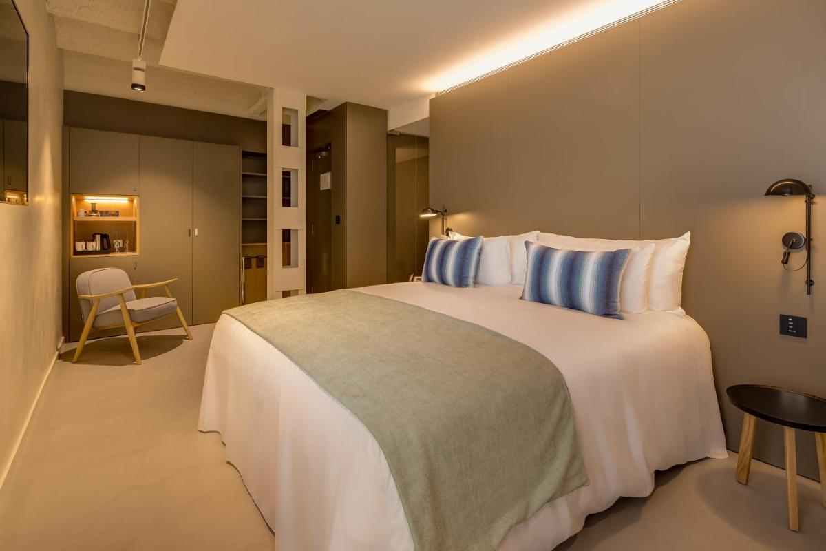 Cama o camas de una habitación en Ohla Eixample