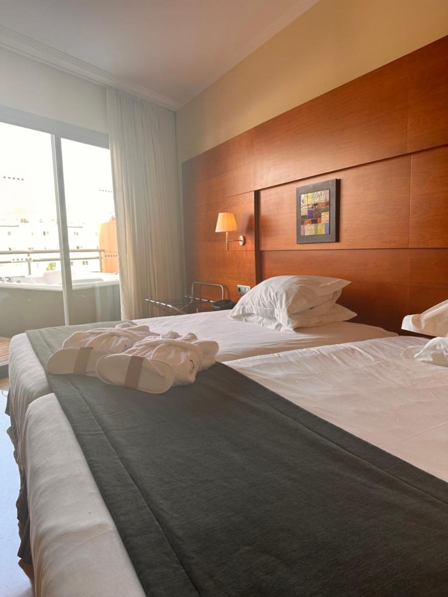 Cama o camas de una habitación en Protur Roquetas Hotel & Spa