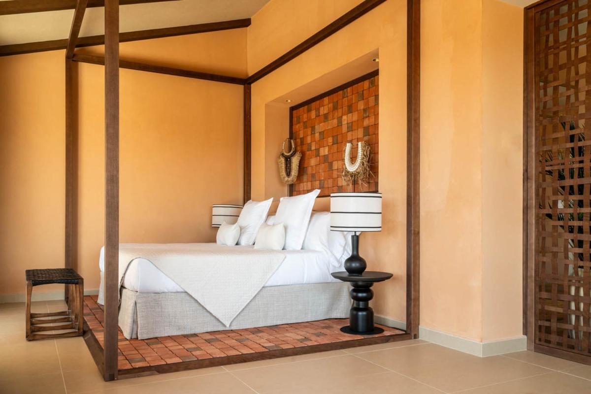 Cama o camas de una habitación en Hotel Ritual de Terra & SPA Moraira