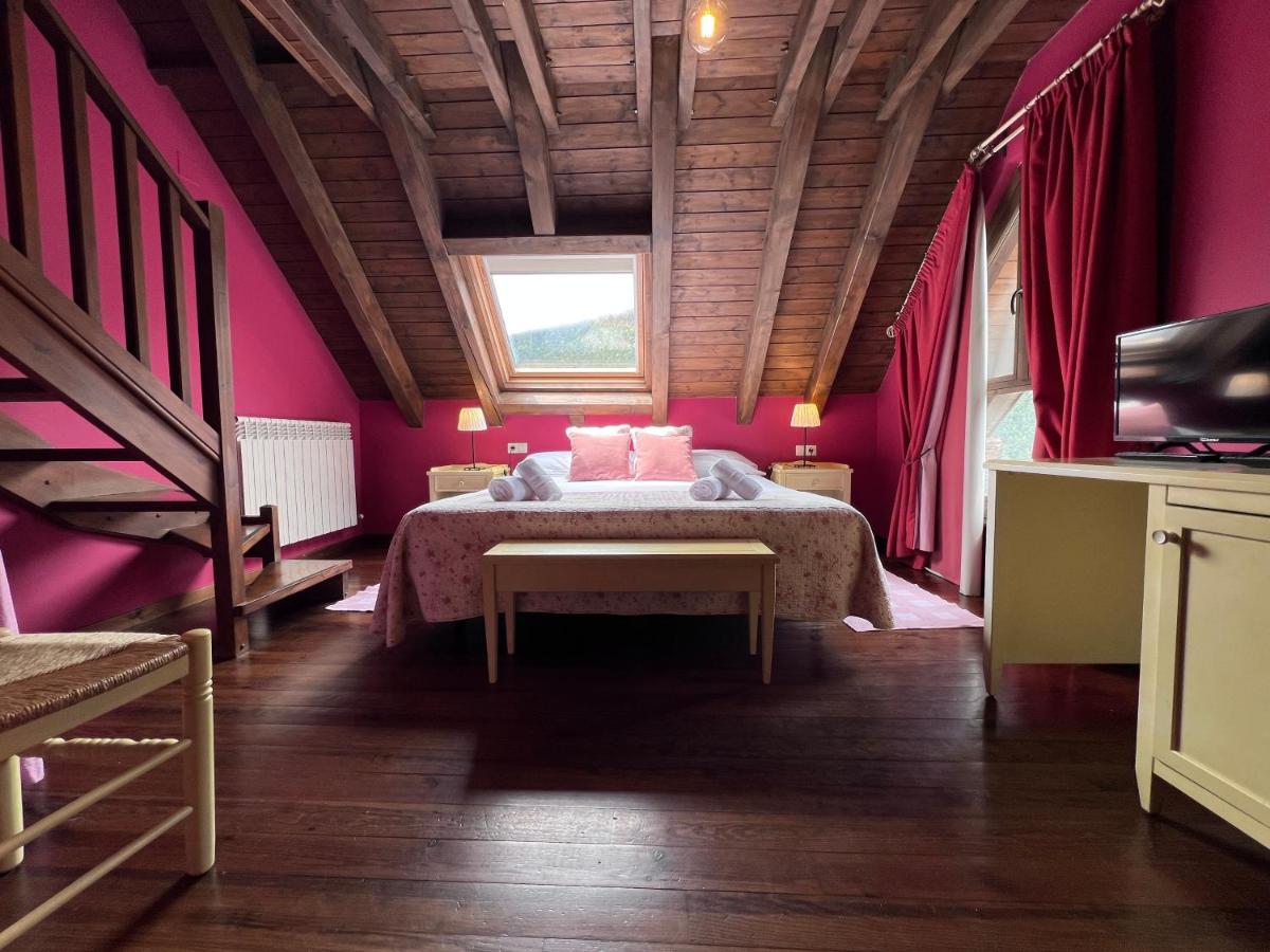 Cama o camas de una habitación en Tierras De Arán