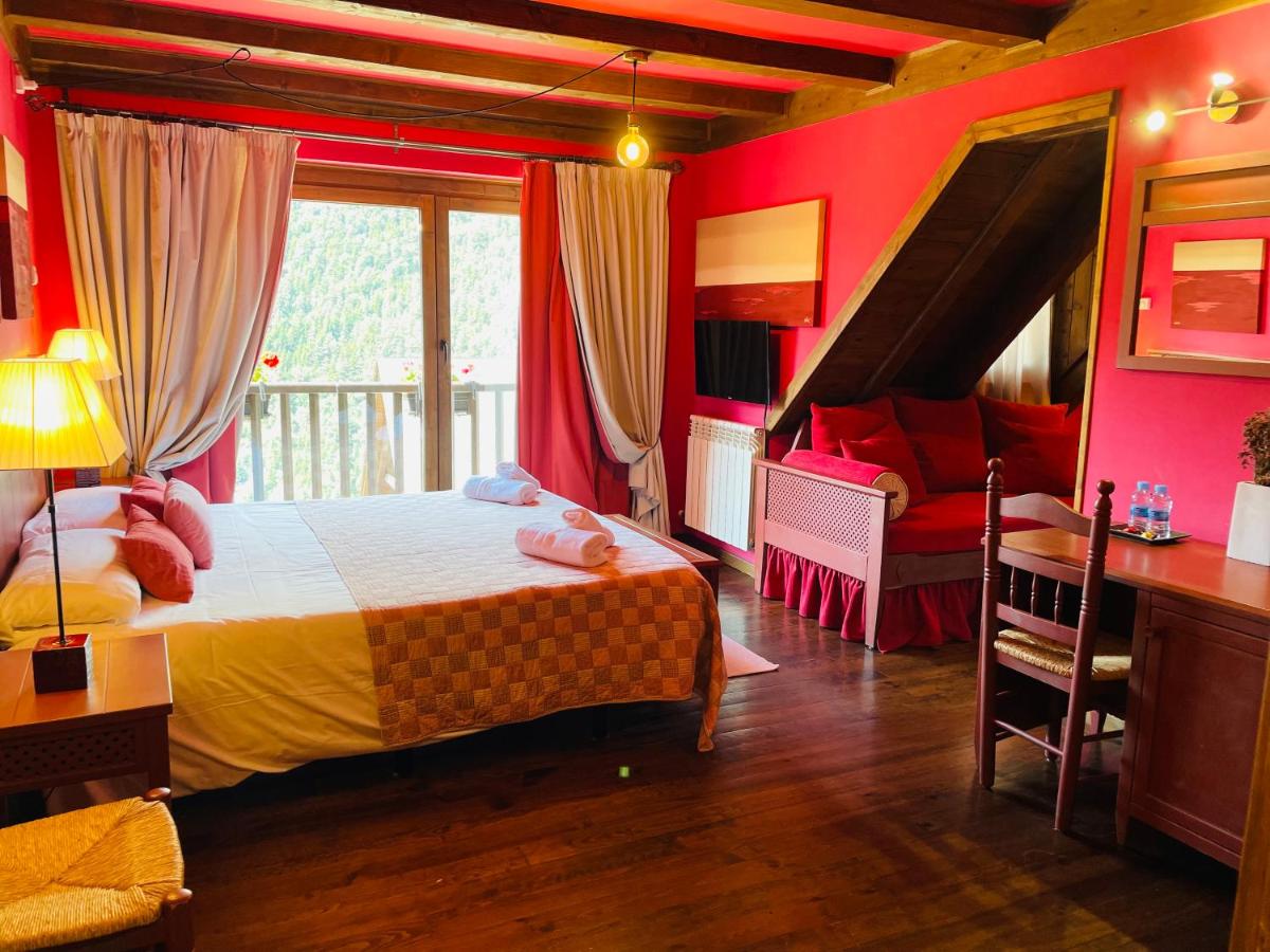 Cama o camas de una habitación en Tierras De Arán