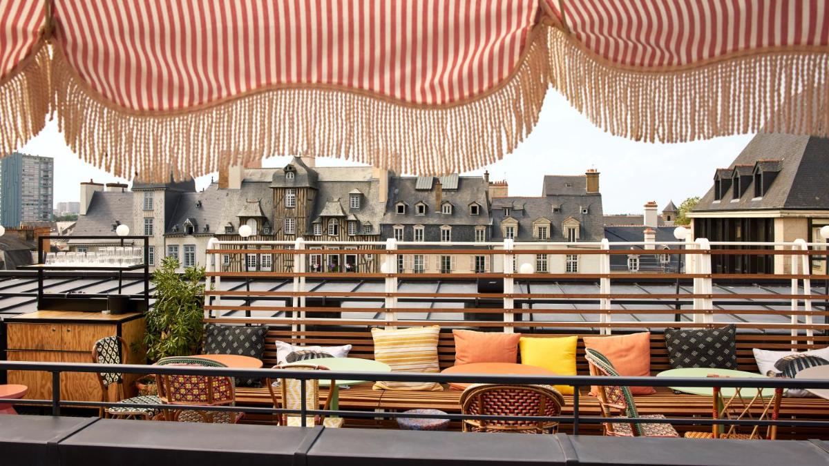 Balcon ou terrasse dans l'établissement Mama Shelter Rennes